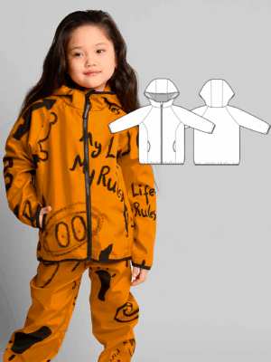 Copenhagen children's jacket sewing pattern + video tutorial