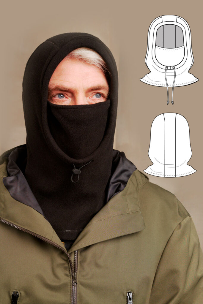Balaclava Sweing Pattern Taiga men's balaclava sewing pattern + video tutorial - Fabrico