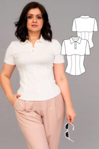 Glamour women's t-shirt sewing pattern + video tutorial