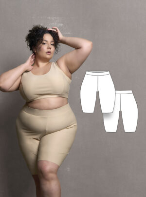 Astra women's shapewear shorts sewing pattern + video tutorial