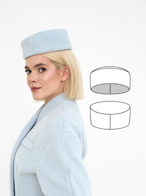 Gina women's hat sewing pattern + video tutorial