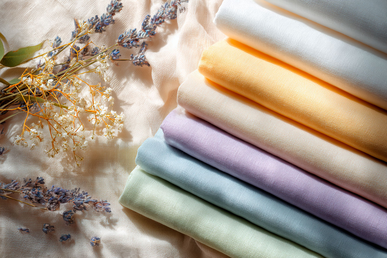 The coolest colours for summer — white, cream, pale yellow and pastels
