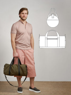 Men’s Bag DARIO sewing pattern + video tutorial