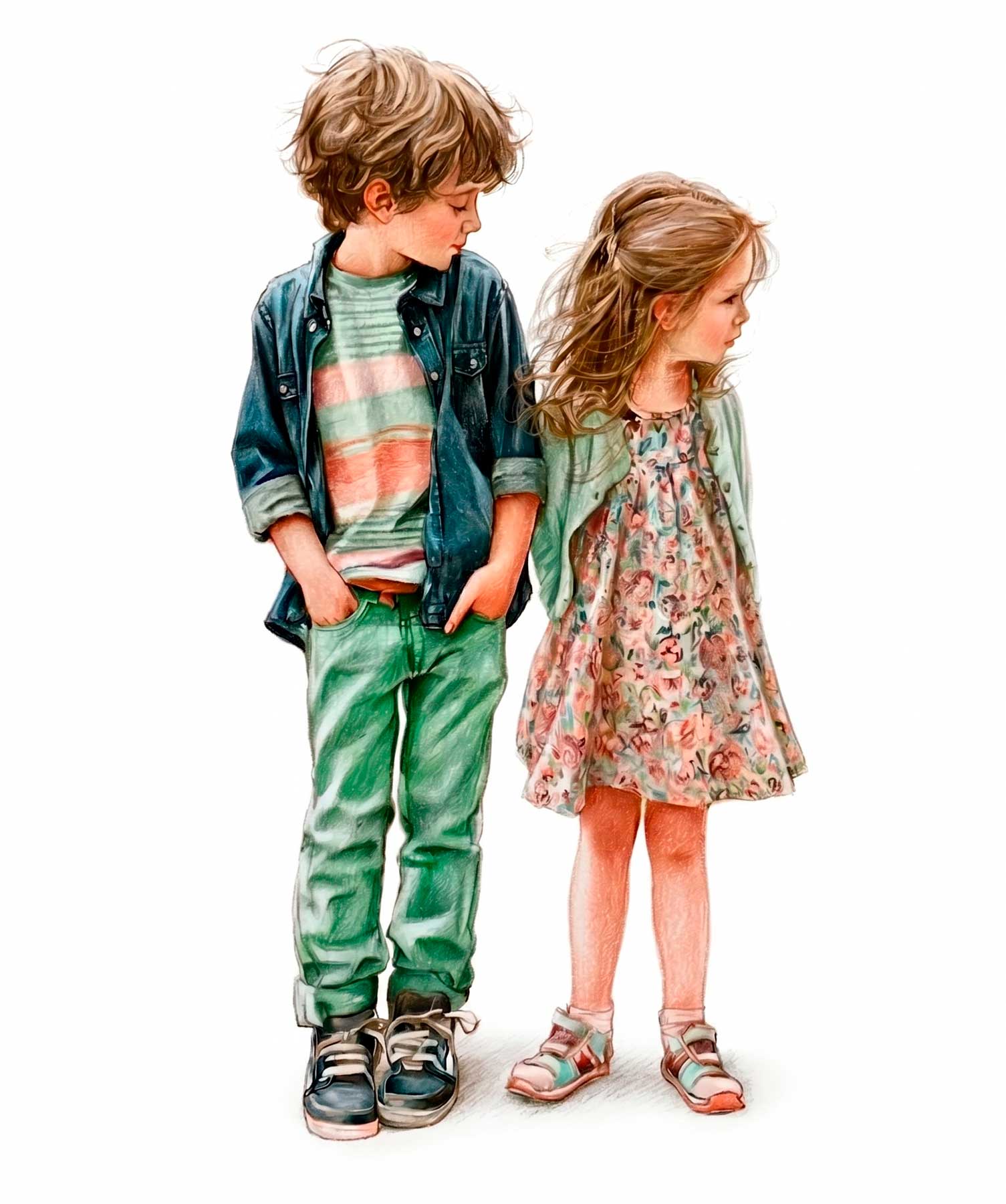 Kids body measurement reference for Fabrico sewing patterns
