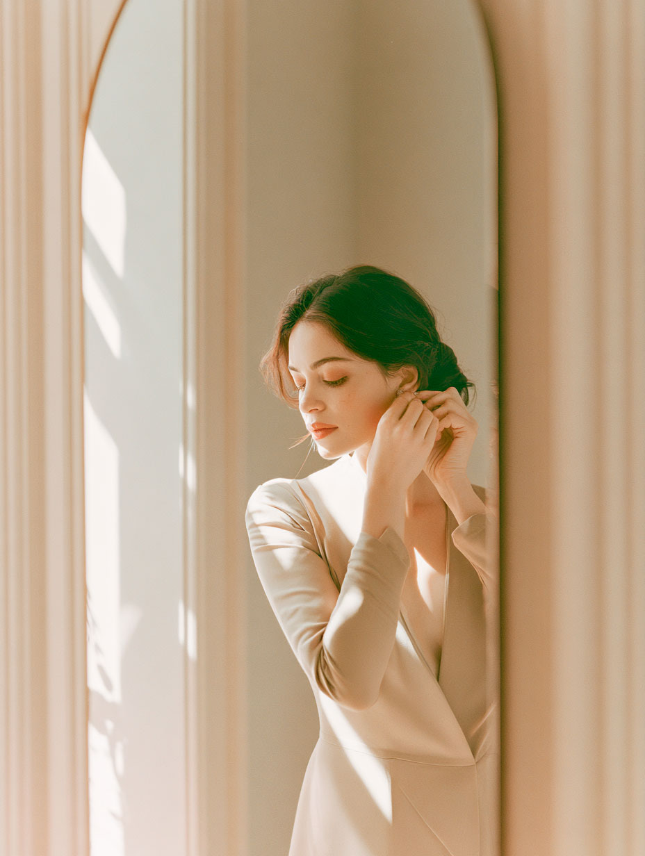 The neckline determines which jewellery works with it