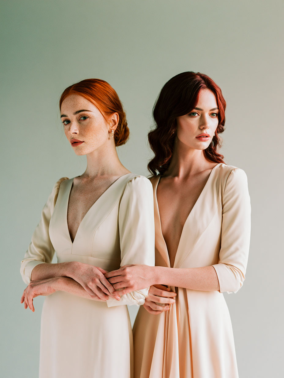 The V-neck and round/scoop necklines — the two most versatile, flattering necklines