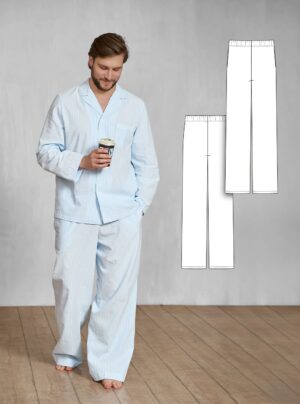 Men’s trousers MARCO sewing pattern + video tutorial