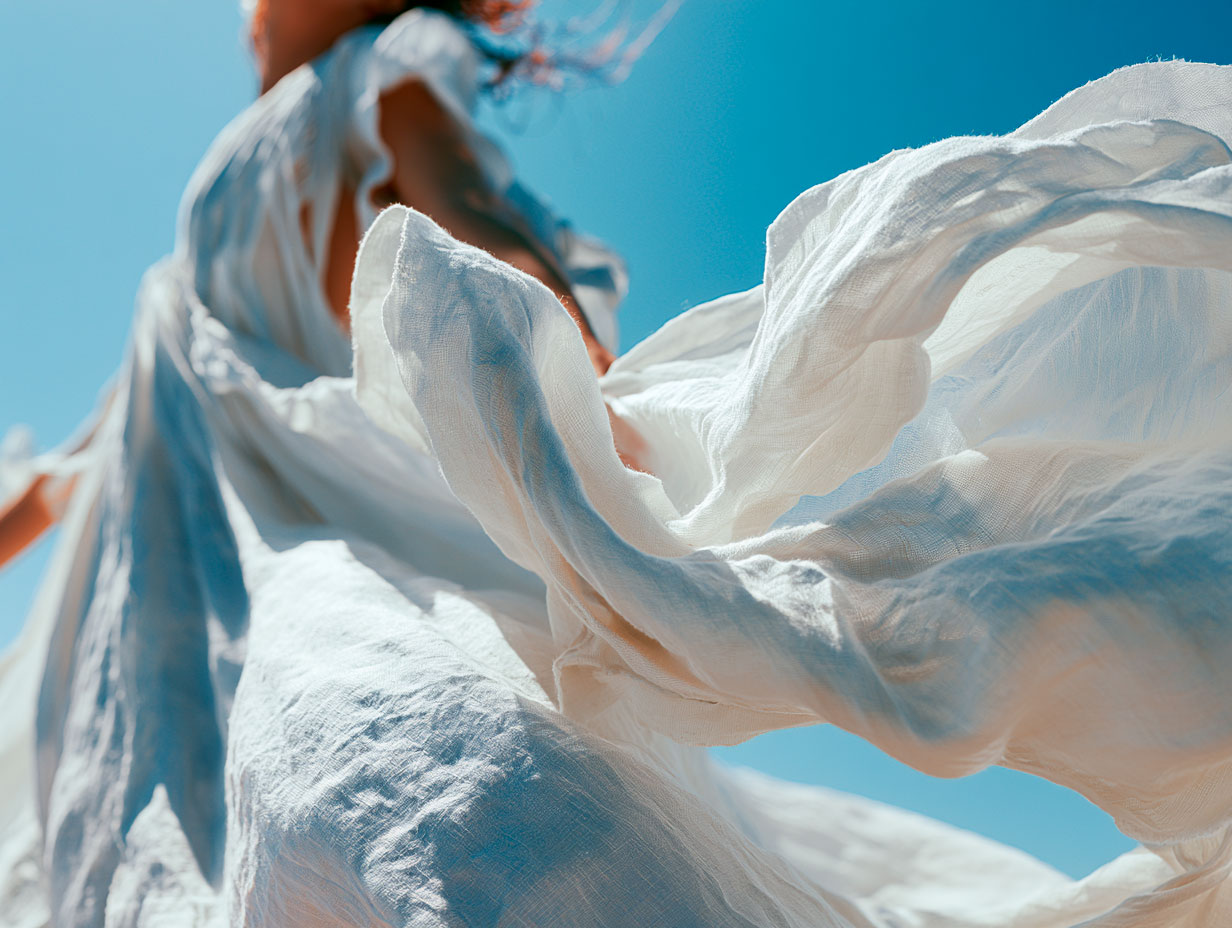 White and the texture of linen — the coolest colour, the coolest fabric