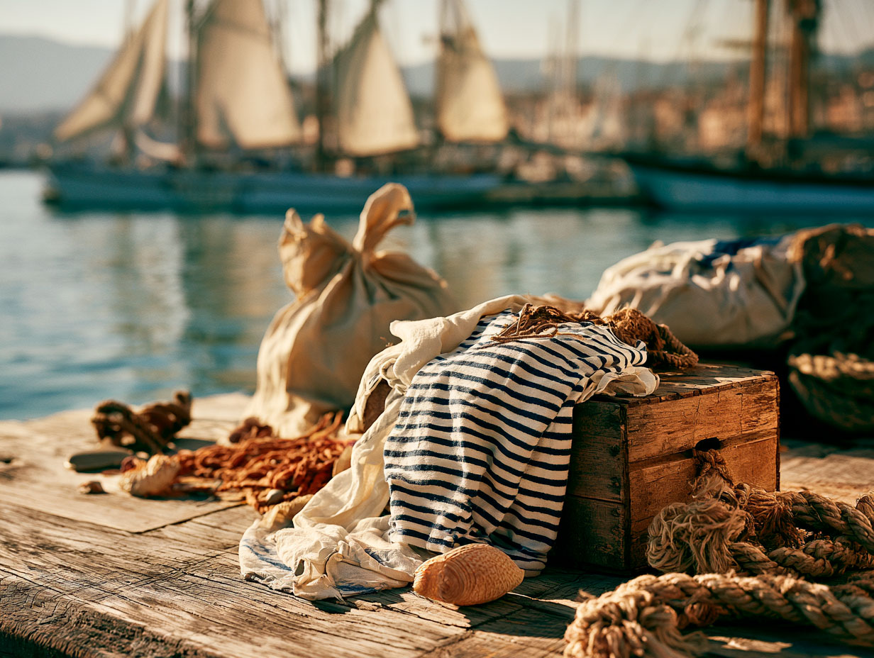 Navy and the Breton stripe — from Royal Navy uniform to Chanel's resort style