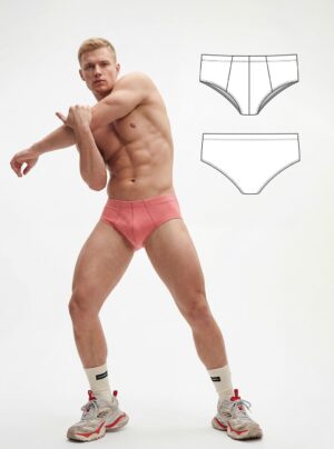 Antonio men's briefs sewing pattern + video tutorial