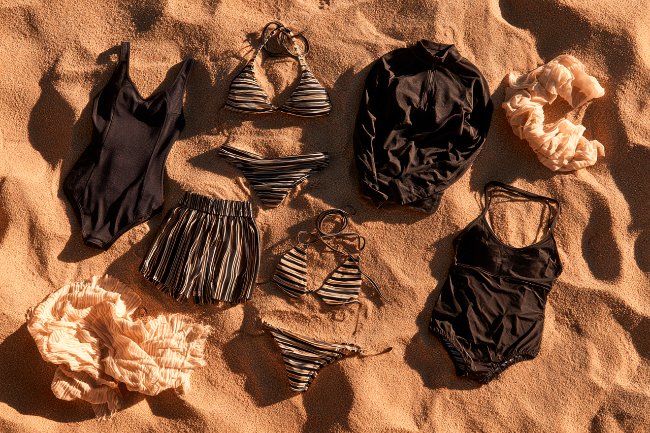 Modern swimwear — the contemporary swimsuit in all its variety