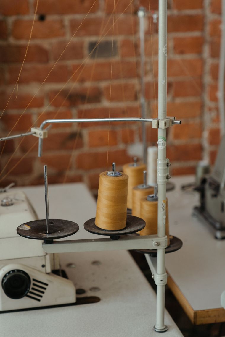A sewing machine in a maker space