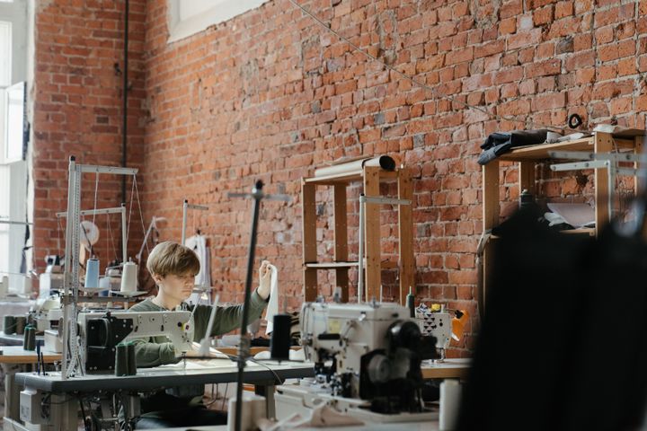 A garment production workshop